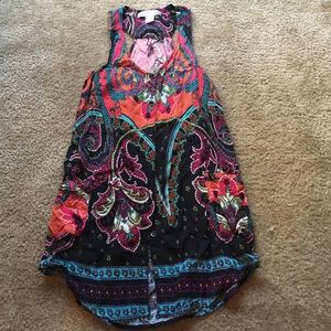 Colorful Paisley Summer Blouse