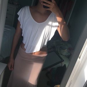 White Crop Top