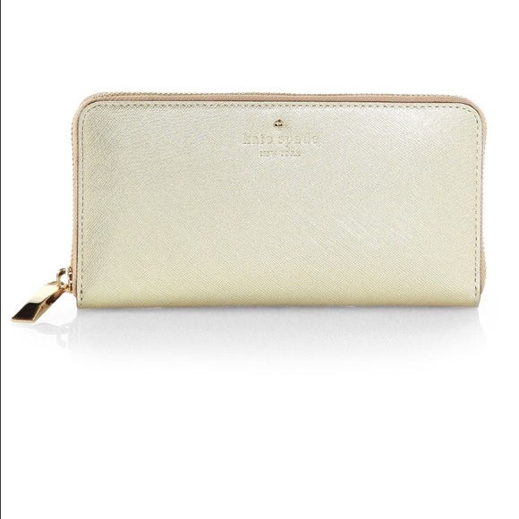 Kate Spade Gold Wallet