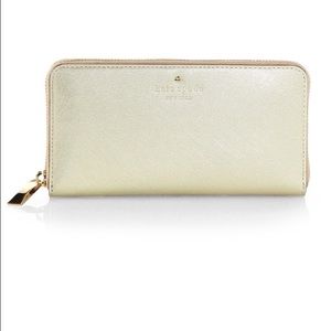 Kate Spade Gold Wallet