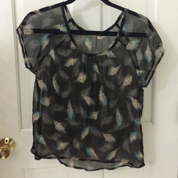 Sheer Black Top