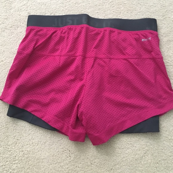 SOLD. Nike pink and grey shorts - Picture 3 of 3