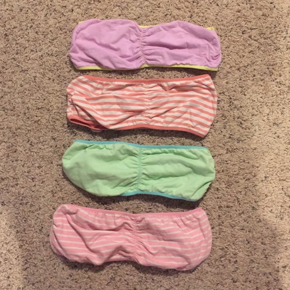 lot of 4 reversible bandeau's