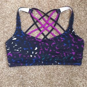 Multicolor Lululemon free to be wild sports bra
