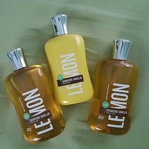 Bath & Body Works shower gel and lotion