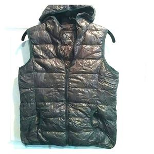 Olive drab puffed vest