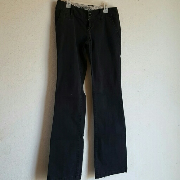 Black casual pants
