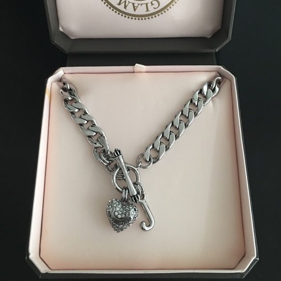 Juicy couture silver necklace