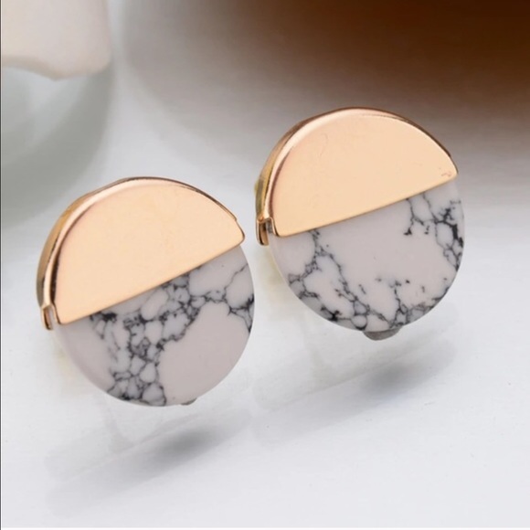 Jewelry - Bundle of Faux Marble Earrings (nwt)