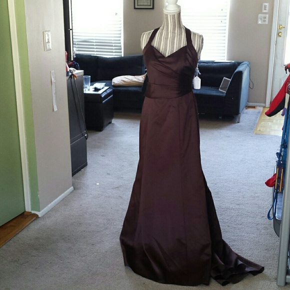 Alfred Angelo espresso dress