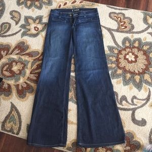Hudson wide leg jeans