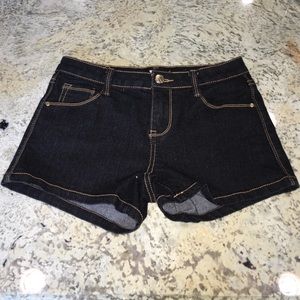 Dark Jean Shorts