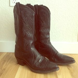 Dan Post Black Cowgirl Boots