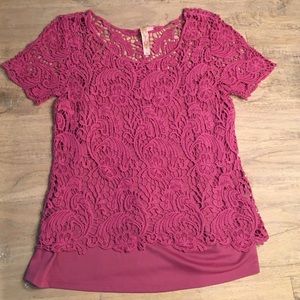 Lace top w/ cami