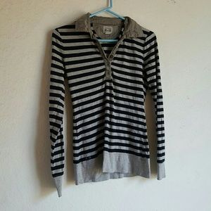 Collared cotton shirt