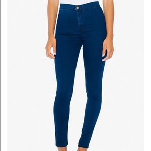 American Apparel Easy Blue Skinny Jeans Size M