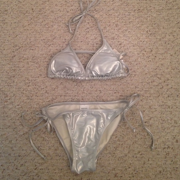 Silver bikini on sale!