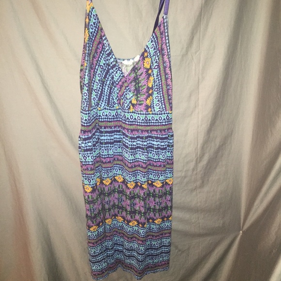 Blue Print Dress