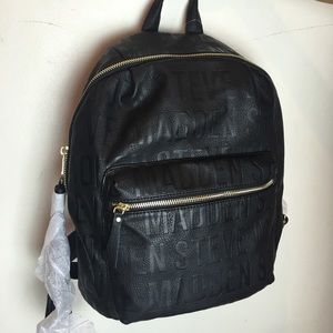 Steve madden logo backpack