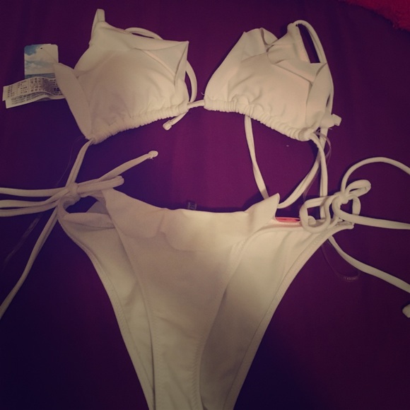 White bikini (: