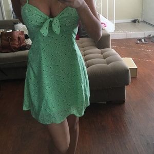 Bcbg mint green halter dress