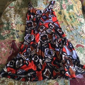 Diane Von Furstenberg Dress Floral Print