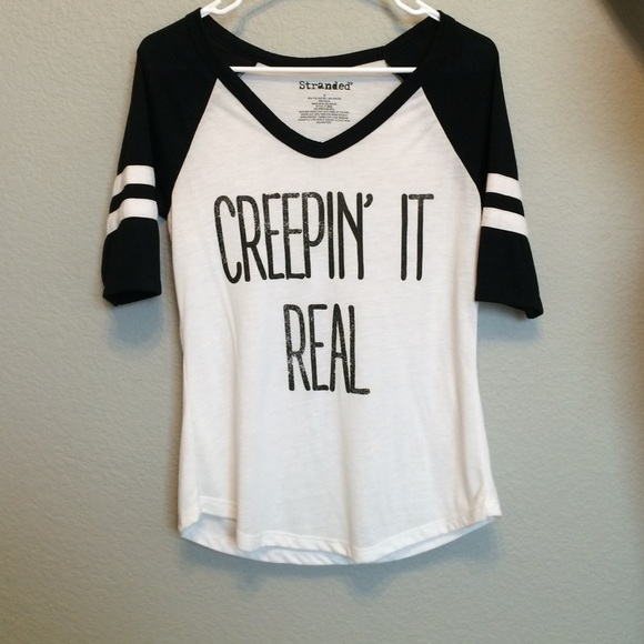 Cute casual baseball tee with design