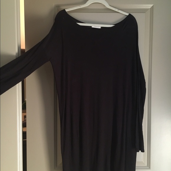 Basic Black Cotton Dress
