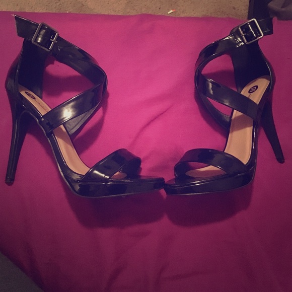 Black high heels