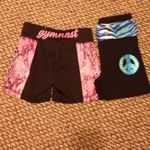 Justice Gymnast Bike short & Workout Capri 10