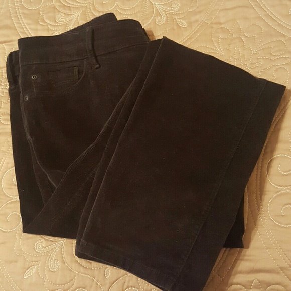 NYDJ Black Corduroy Jean's 12P