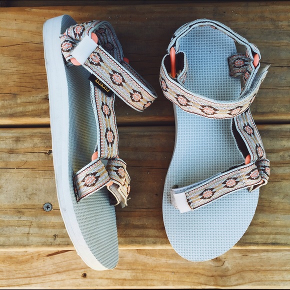 Teva original gray sandals