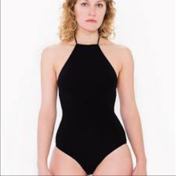 American Apparel Tie Up Bodysuit