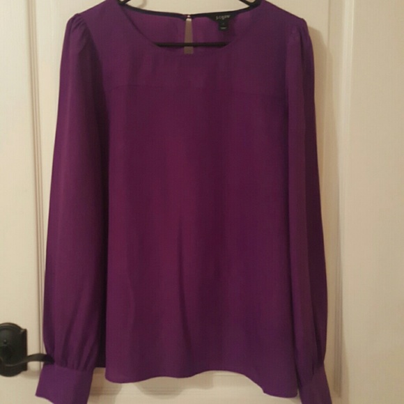 J Crew Long Sleeved Blouse