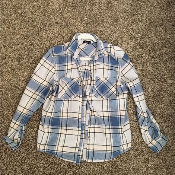Blue Urban Outfitters Flannel