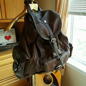 Genuine Leather Backpack