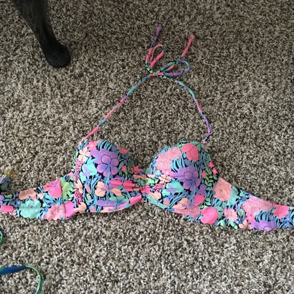 Victoria Secret Floral Swim Top