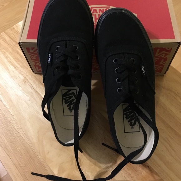Black Vans Canvas Sneakers