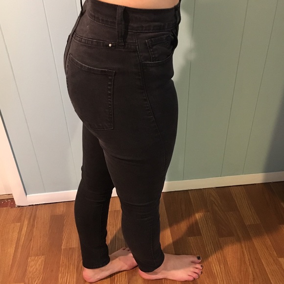 LUCKY BRAND JEANS - Washed black - high rise