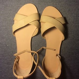 LAST CALL: Never worn, new nude sandals