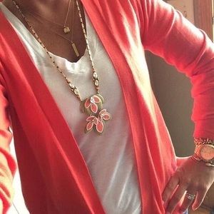 Vintage Stella & Dot Hibiscus Pendant necklace