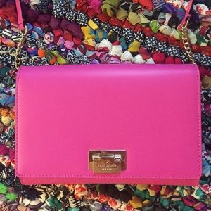 **kate spade hot pink cross body**