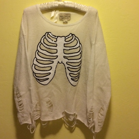 Lennon Sparkly Skeleton Sweater ( make an offer! )