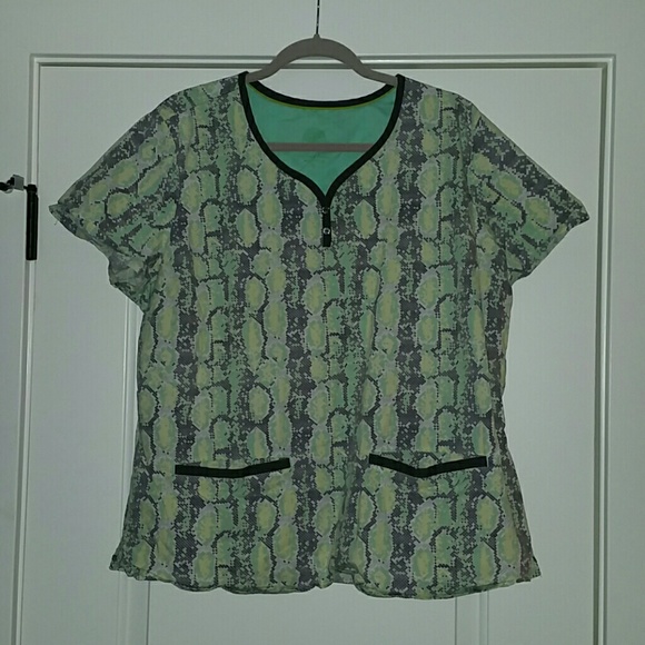 Healing Hands scrub top