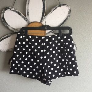 Forever 21 High Waisted Poka-Dot shorts