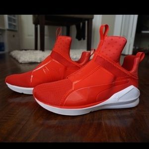 Red Puma Fierce Sneakers!