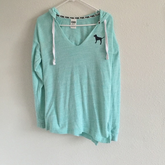 Mint green Victoria's Secret hoodie
