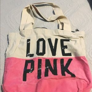 PINK by Victoria Secret beach tote