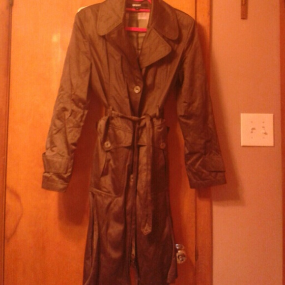 DKNY Women's  Trench Coat Black Size 12