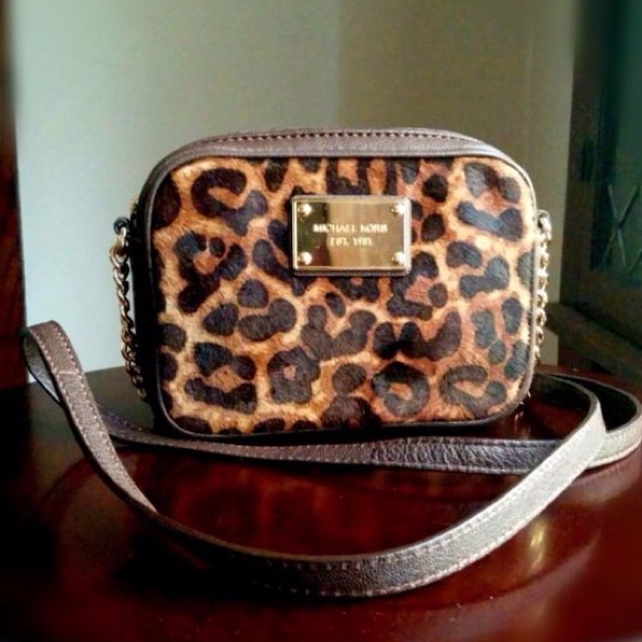 Michael Kors Crossbody Cheetah/Natural Haircalf